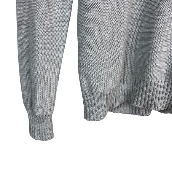 Cremieux Womens Sweater Medium Gray Crew Neck - Picture 5 of 8